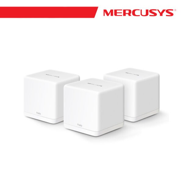 Sistema Mesh Wi-Fi 6 AX1500 3 Pack Mercusys - White