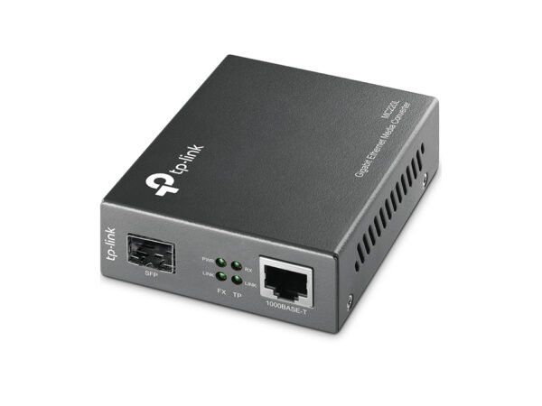 Media Converter 1000BASE-SX/LX/LH/1000Base-T LC MC220L - Black