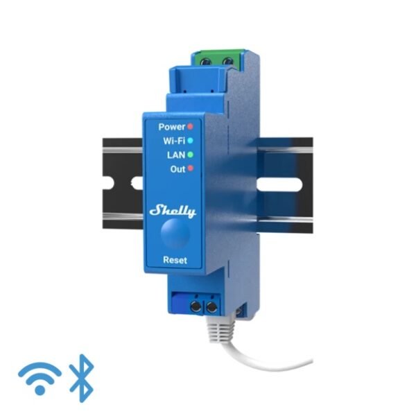 Shelly Pro 1 – Relè Intelligente DIN 1 Canale IP LAN/WiFi/Bluetooth
