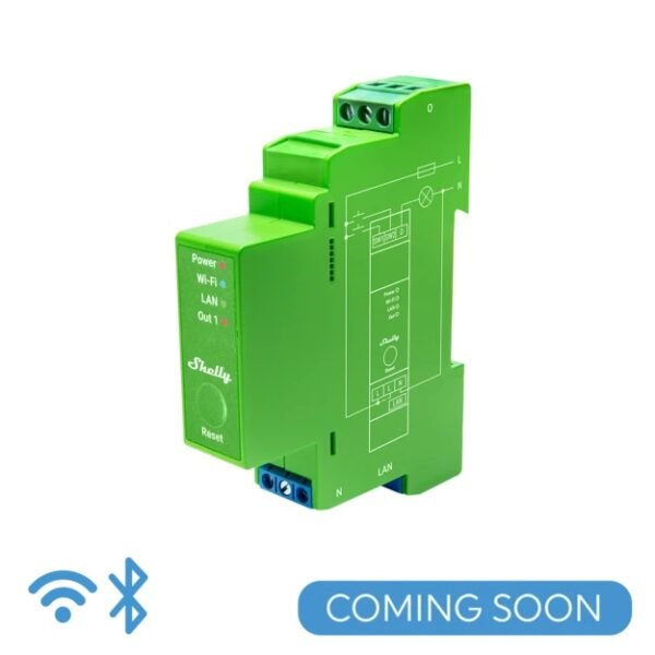 Shelly Pro Dimmer 1PM – Dimmer Smart 1 Canale IP LAN/WiFi/Bluetooth con Power Monitoring