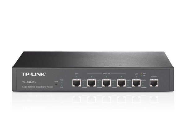 TP-Link Load Balance Router fino a 4 WAN - TL-R480T+ - Black