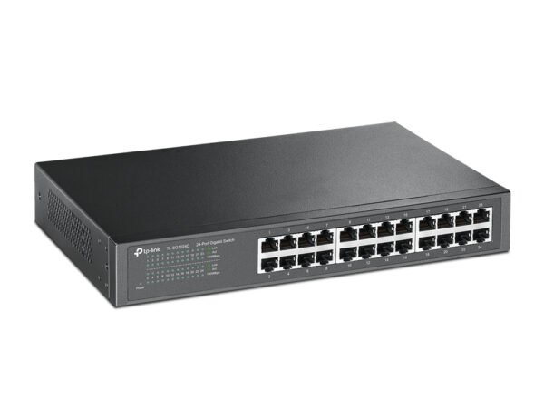 Switch 24 porte Gigabit in acciaio TP-Link TL-SG1024D - Black