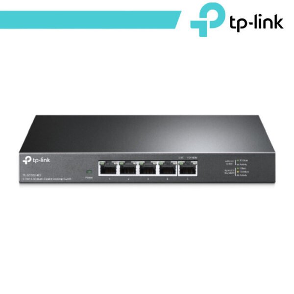 TP-Link Switch Desktop 5 Porte 2.5G - TL-SG105-M2 - Black