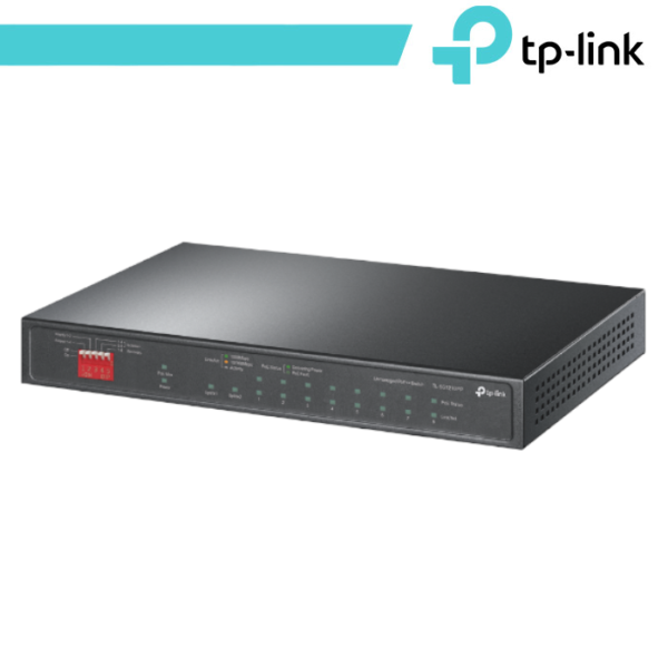 Switch 10 porte Gigabit 6 porte PoE+ 2 PoE++ TL-SG1210PP - Black