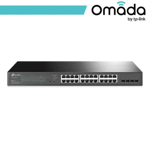 Omada Switch Smart 28 porte Gigabit di cui 24 PoE+ 250W - Black
