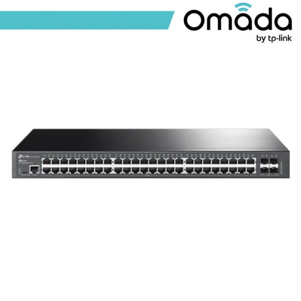 Omada Switch Managed L2+ con 48 Porte Gigabit e 4 Slot SFP+ - SG3452X - Black