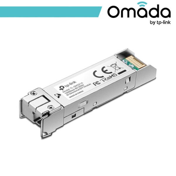 Omada SFP Mini-GBIC monomodale bid. 1000 Base-BX10-D LC - Silver