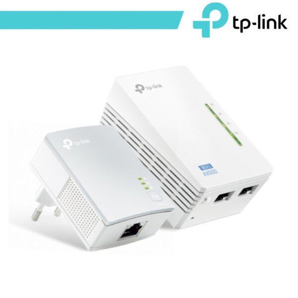 Kit 2 powerline WiFi 2.4 GHz AV600 2+1 porte LAN TL-WPA4220 - White