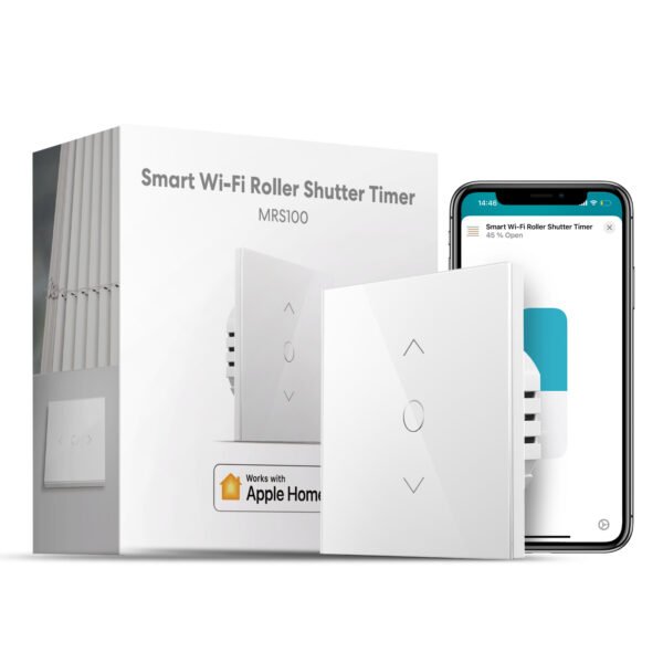 Meross Pulsante Smart Wi-Fi a muro per tapparelle - Apple HomeKit