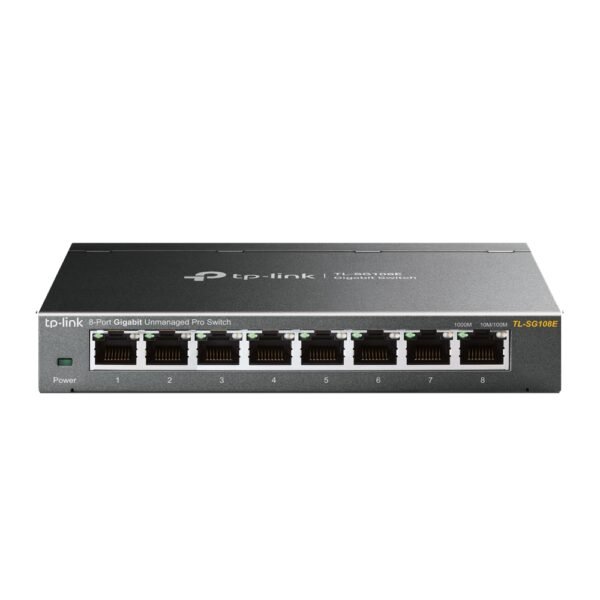 Switch Easy Smart 8 porte 10/100/1000Mbps desktop TL-SG108E - Black