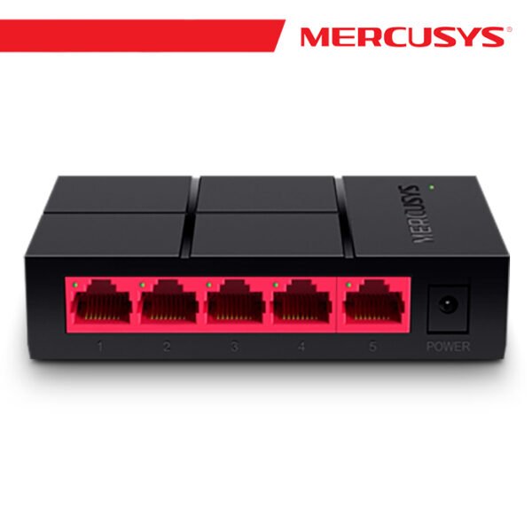 Switch Desktop 5-Porte 10/100/1000Mbps - Mercusys MS105G - Black