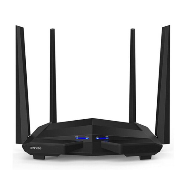 Tenda AC10 Smart Dual-Band Gigabit AC1200 WiFi Router - Black