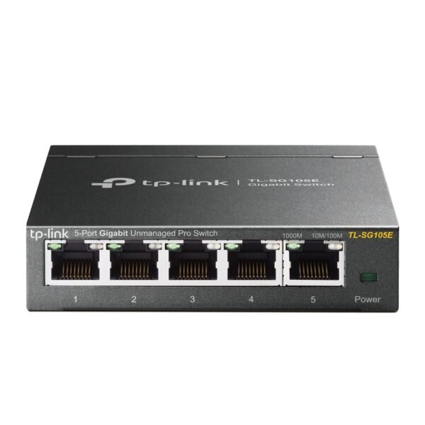 Switch Easy Smart con 5 Porte Gigabit TP-Link TL-SG105E - Black